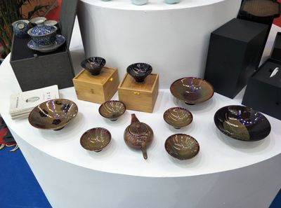 吉州窯產(chǎn)品亮相2019中國旅游產(chǎn)業(yè)博覽會，彰顯廬陵文化魅力